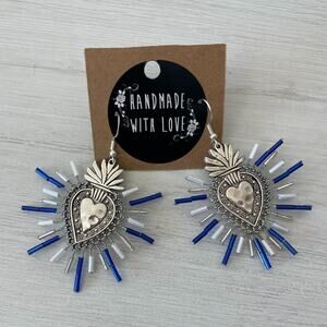 Silver Heart Earrings